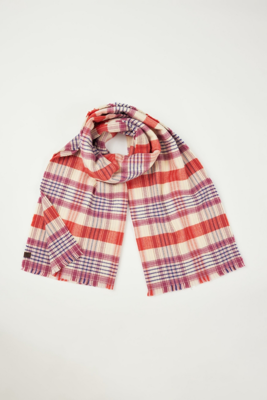 plaid blanket scarf